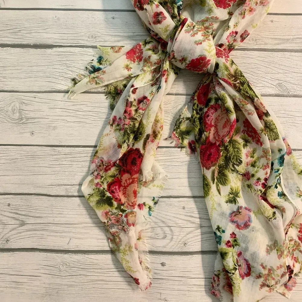 Forever 21 floral scarf